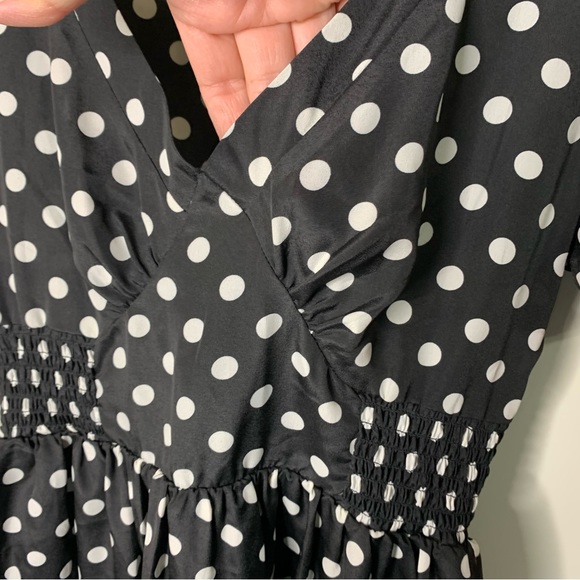 MINKPINK Bodice Style Polka Dot Dress - Picture 4 of 13